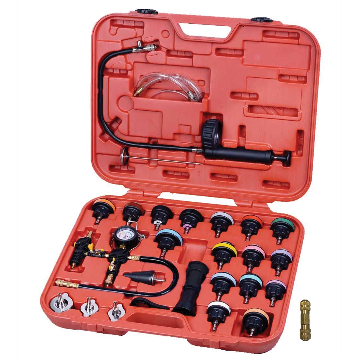 Radiator & Cap Pressure Tester Kit Radiator & Cap Pressure Tester Kit