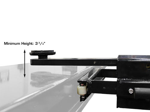 ATLAS RJ-45 Rolling Hydraulic Center Jack 4500 Lbs. Capacity and Truck Adapters