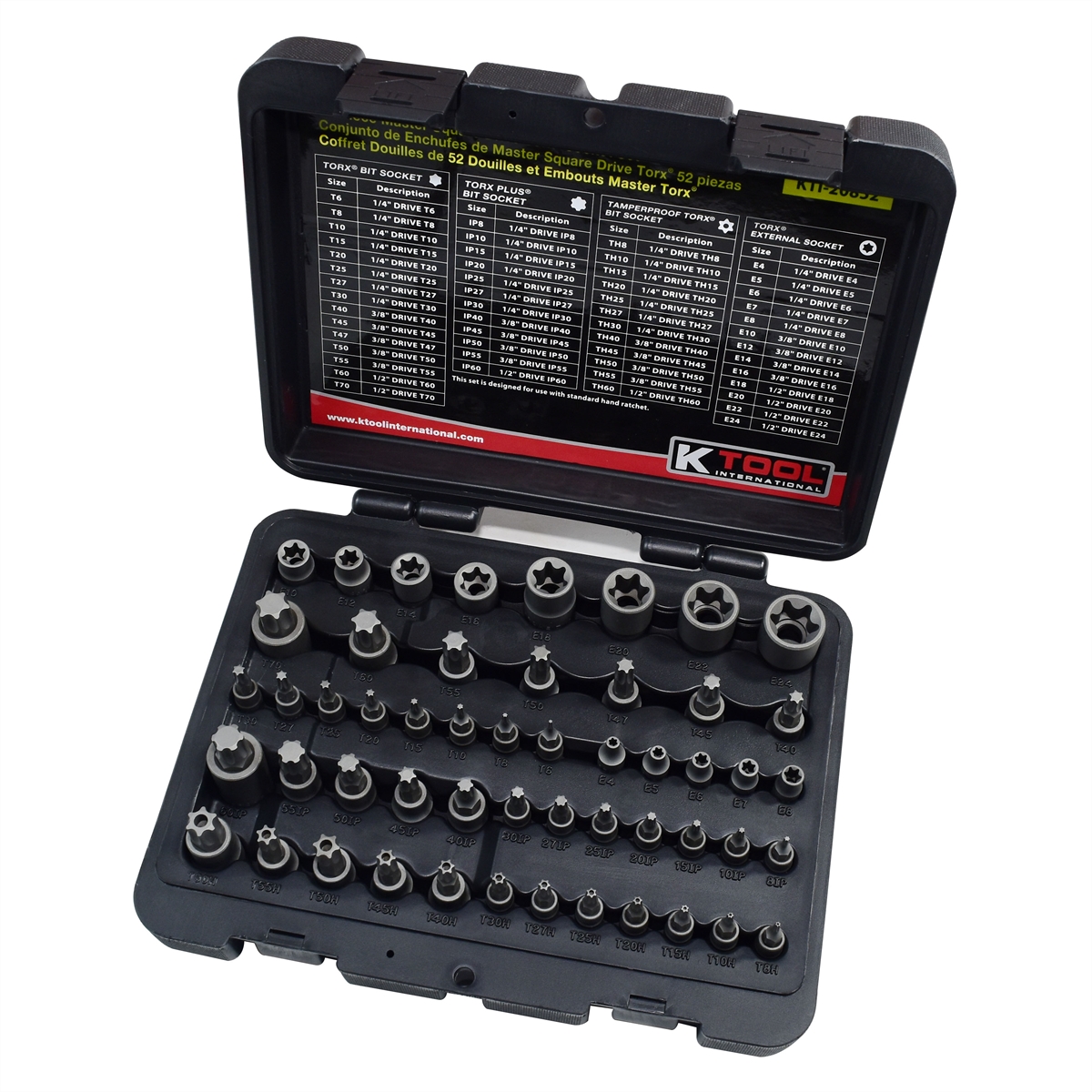 52-PC MASTER TORX SOCKET SET - ATLAS Auto Equipment