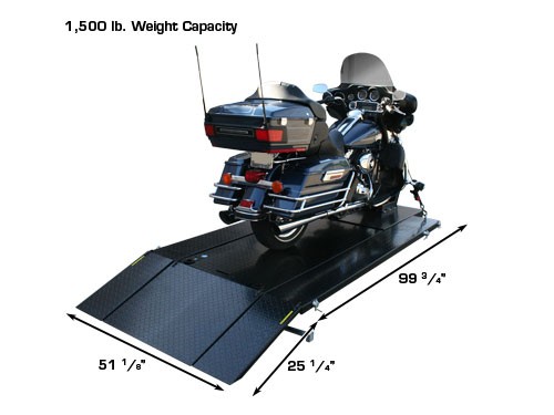 Atlas HI-RISE 1500 Motorcycle/ATV Lift  Dimensions