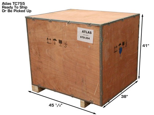 Atlas TC755 Tire Changer Dimensions