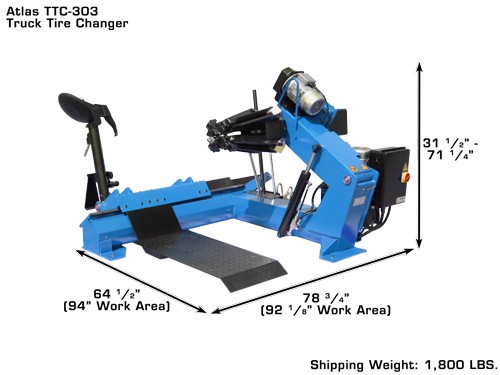 Truck Tire Changer Dimensions Truck Tire Changer Dimensions
