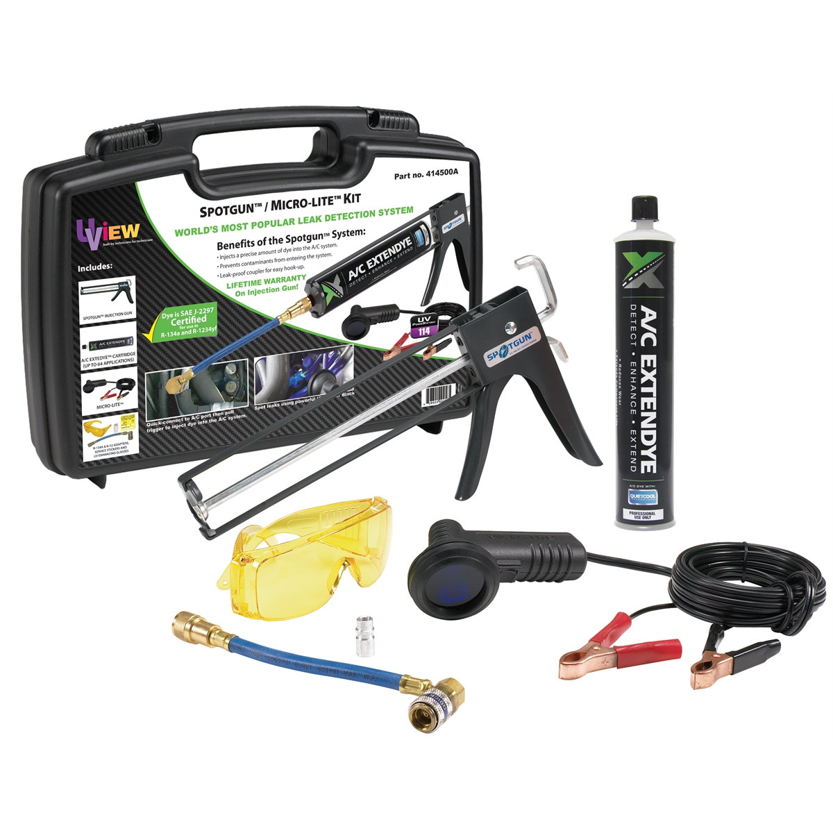 Spotgun/Micro-Lite A/C ExteDye Leak Detection Kit