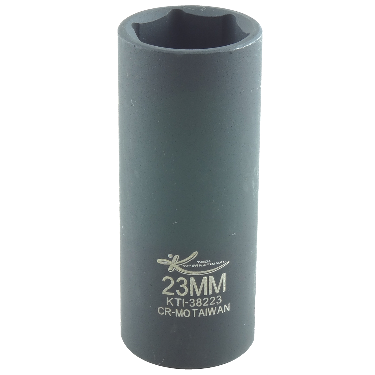 SOC 23MM 1/2D IMP 6PT DP BLK SOC 23MM 1/2D IMP 6PT DP BLK