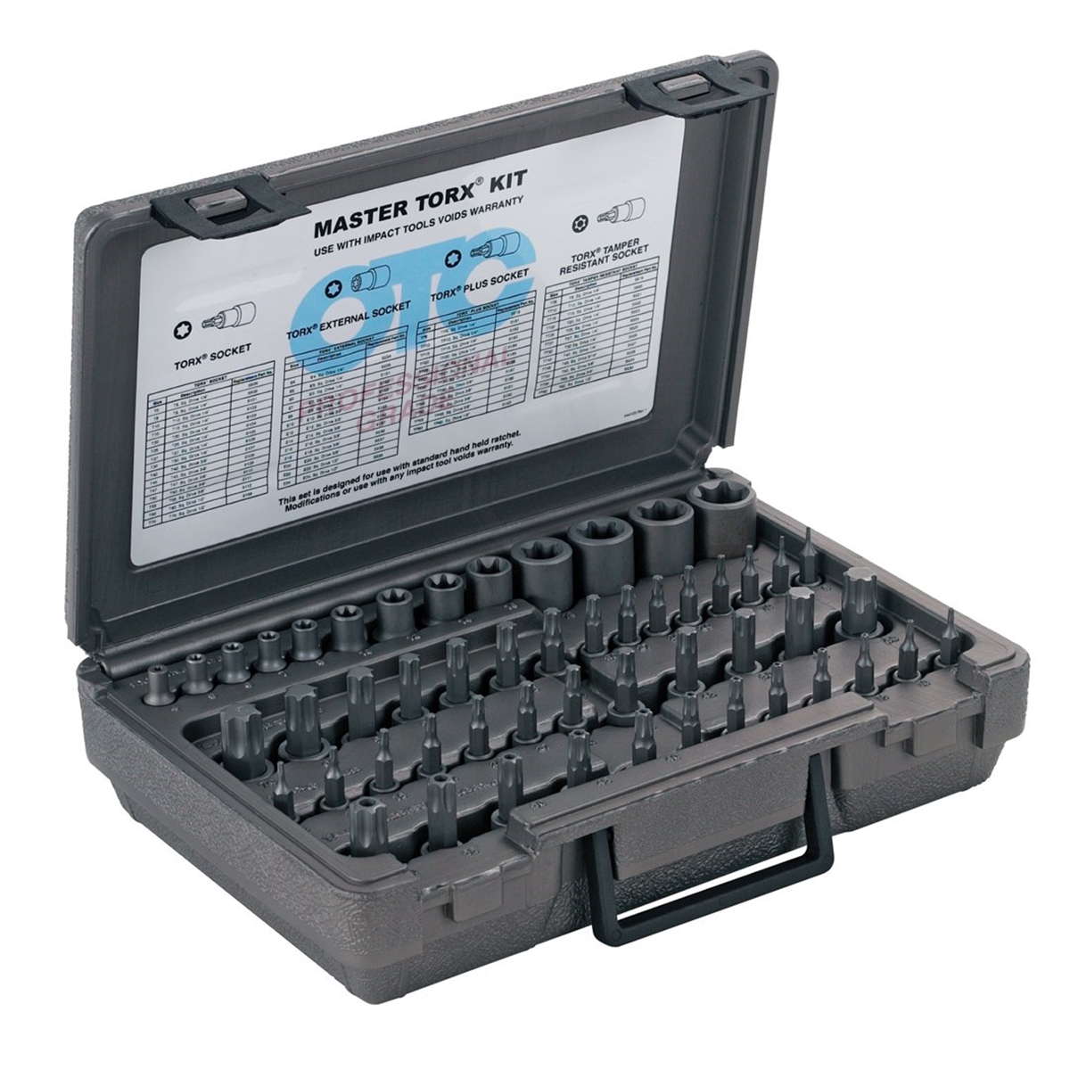 Master Torx Bit Socket Set, 53pc. ATLAS Auto Equipment