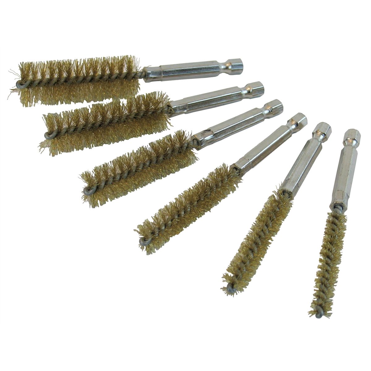 Twisted Wire Bore Brush Set (Brass) - ATLAS Auto Equipment