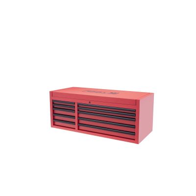 55" Premium 10 Drawer Double Bay 500 lb. Tool Box (Matte Red) 55" Premium 10 Drawer Double Bay 500 lb. Tool Box (Matte Red)