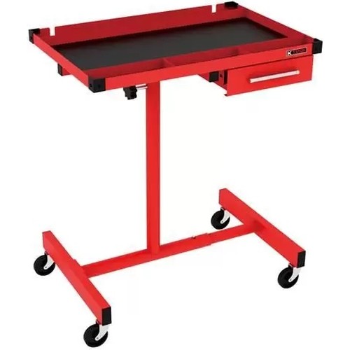 30" Adjustable Work Table (Matte Red) 30" Adjustable Work Table (Matte Red)