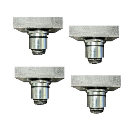 Slotted Rubber Adjustable Adapters, 2åäÌÝ? Peg (Set of 4)