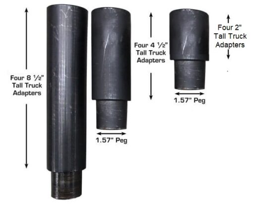 12 Piece Stackable Truck Adapter Kit, 1.57åäÌÝ? Peg (2åäÌÝ?, 4.5åäÌÝ? & 8.5åäÌÝ?) 12 Piece Stackable Truck Adapter Kit, 1.57åäÌÝ? Peg (2åäÌÝ?, 4.5åäÌÝ? & 8.5åäÌÝ?)