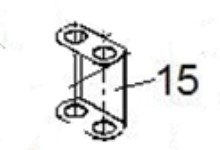 Pad extension holder Z23A601102 Pad extension holder Z23A601102