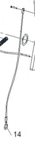 Lock release wire - Atlas PVL-9BP - Z11A221300 Lock release wire - Atlas PVL-9BP - Z11A221300