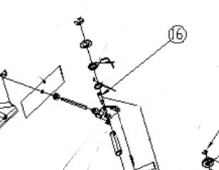Shoulder bolt 8X25 - PVL 10 & PVL 10H - 0201174