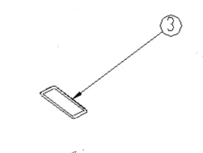 Slider shim - PVL 10 & PVL 10H - Z23A200002 Slider shim - PVL 10 & PVL 10H - Z23A200002