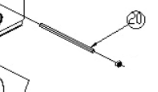 Anti-derailment safety pin - PVL 10 & PVL 10H - Z23A410002