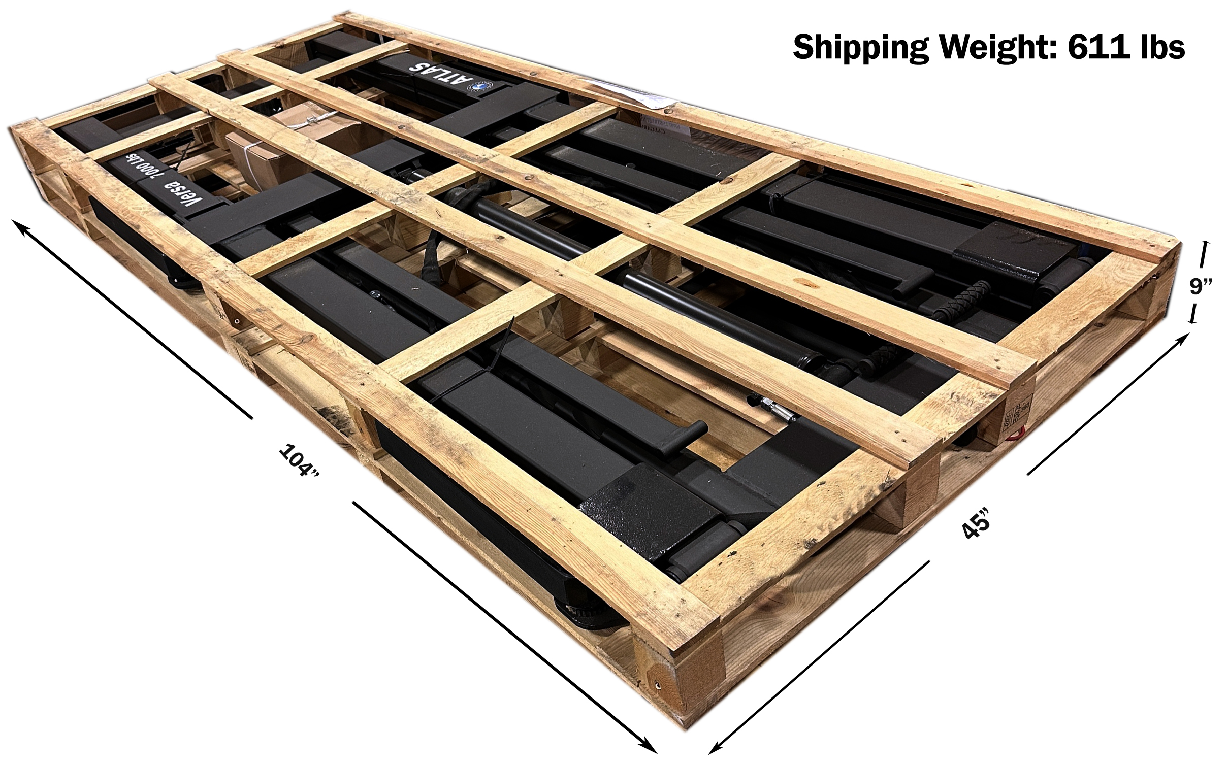 ATLAS  VERSA EXTENDED  MID RISE LIFT  WITH PNEUMATIC PUMP ATLAS  VERSA EXTENDED  MID RISE LIFT  WITH PNEUMATIC PUMP