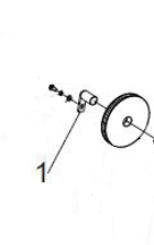 Pulley shaft - Atlas  PVL 12 - Z23G110100 Pulley shaft - Atlas  PVL 12 - Z23G110100