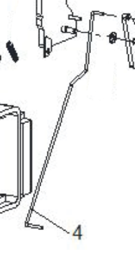 Lock release rod - Atlas PVL 15 - Z22A231001 Lock release rod - Atlas PVL 15 - Z22A231001