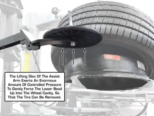 Premium Rim-Clamp Tire Changer with Assist Arm