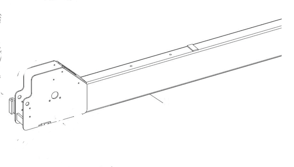 REAR BEAM WELDMENT for PVL14OF-EXT REAR BEAM WELDMENT for PVL14OF-EXT
