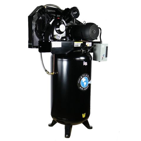 Atlas Automotive Equipment 7.5HP 80 Gallon Commercial Air Compressor w/ Plus Package
