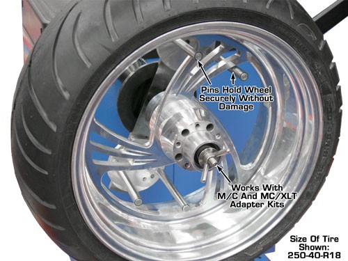 ATLAS Spoke Support Adapter (SSA) for Wheel Balancer