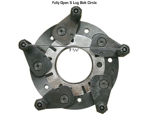 ATLAS Universal Lugcentric Adapter (40mm Shafts) for Wheel Balancer