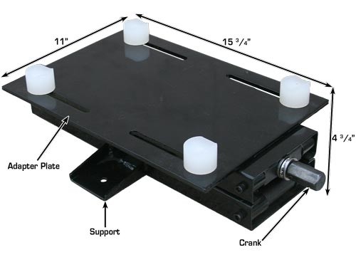 Atlas Motorcycle Jack (HTBJ) Dimensions