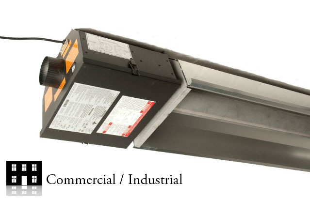 Industrial/Commercial Infrared Heater (100,000BTU) - Sunray SR Series