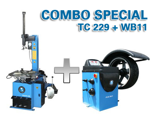 Atlas TC229 / WB11 - Tire Changer / Wheel Balancer Package