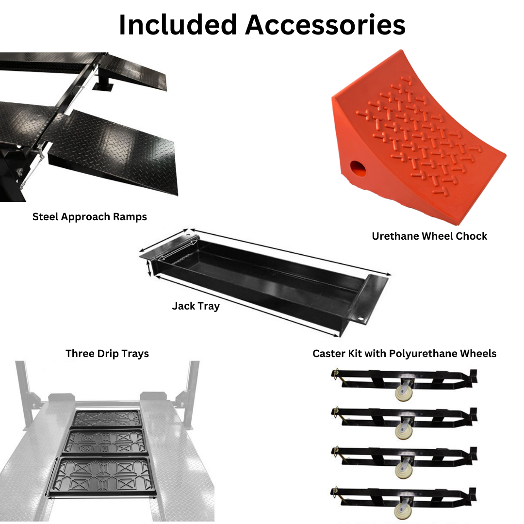 ATLAS Garage Pro 8000 EXT-L 4 Post Lift (EXTRA TALL, EXTRA LONG)