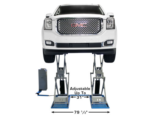 Full Rise Scissor Lift dimensions