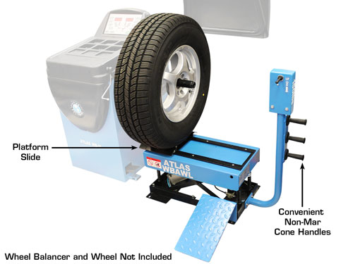 ATLAS WBAWL Pneumatic Wheel Lift (for Wheel Balancers) ATLAS WBAWL Pneumatic Wheel Lift (for Wheel Balancers)