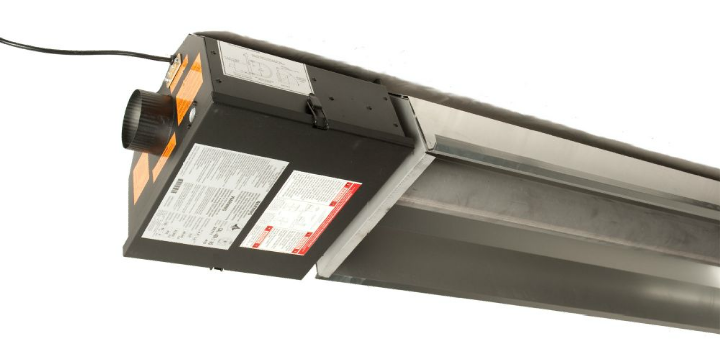 Sunray Infrared Garage Heater 50,000BTU (Natural Gas) - Modulating Switch