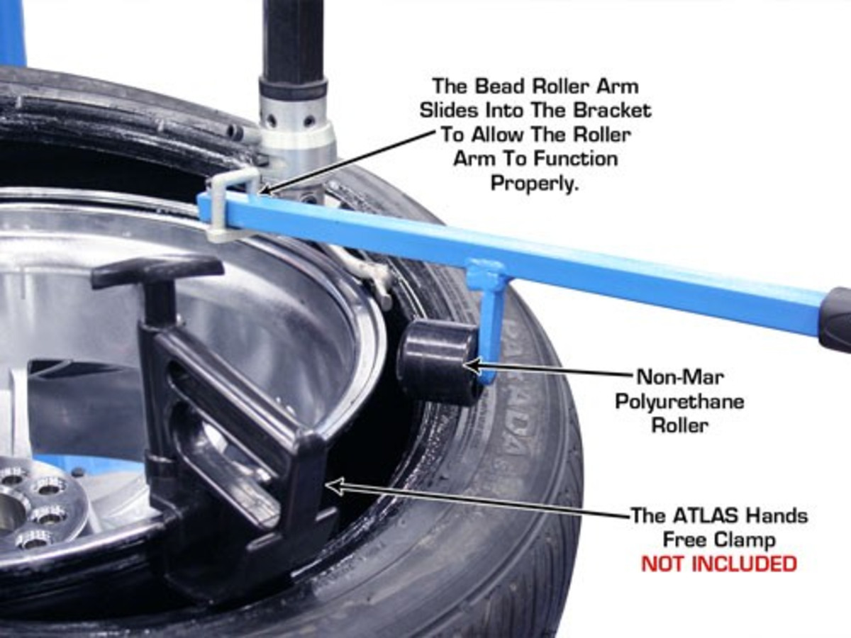 Atlas Tire Changer Manual Bead Roller Arm