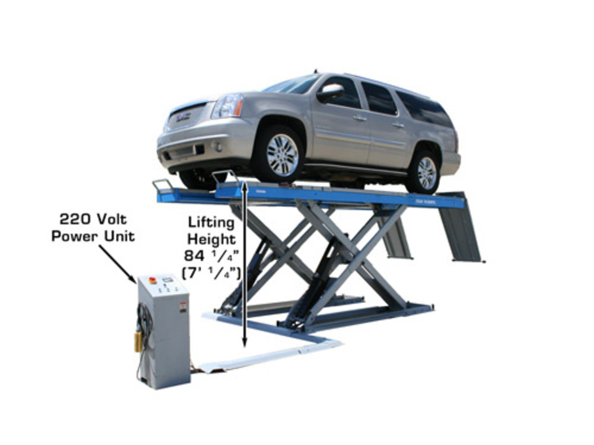 AtlasÌÎÌ¢Ì´å¬ 12AWFSL 12,000 Lbs. Capacity Alignment Scissor Lift with Wheels-Free System