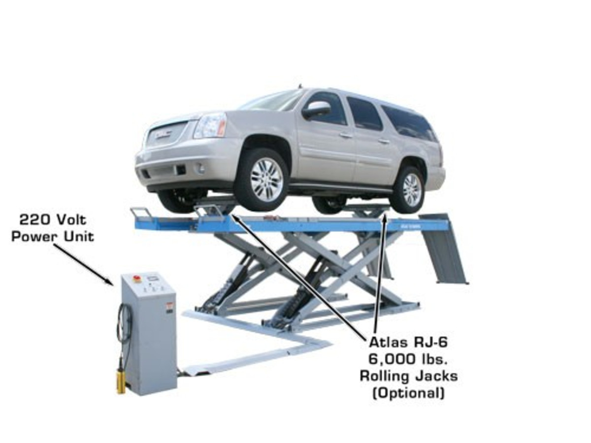 Alignment Scissor Lift with WheelsFree System Atlas 12AWFSL