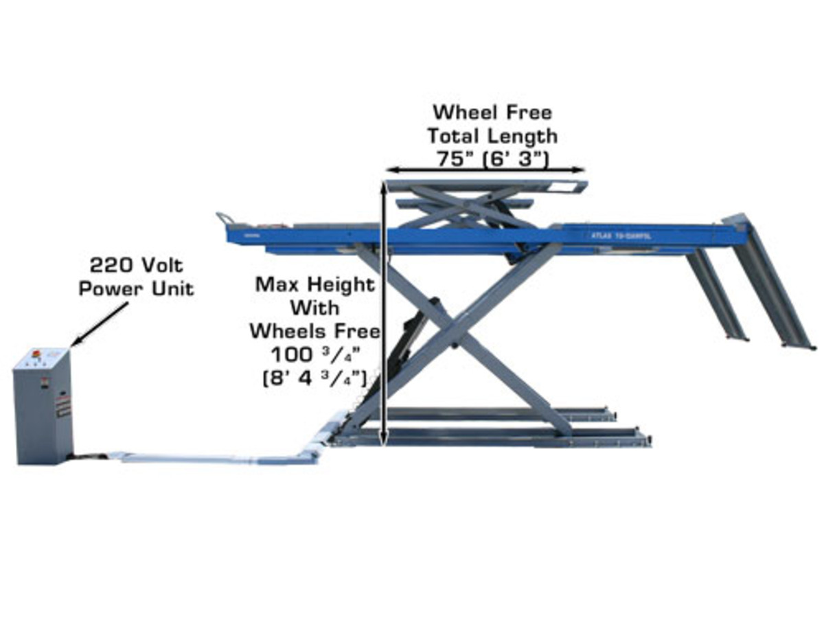 Alignment Scissor Lift  Dimensions