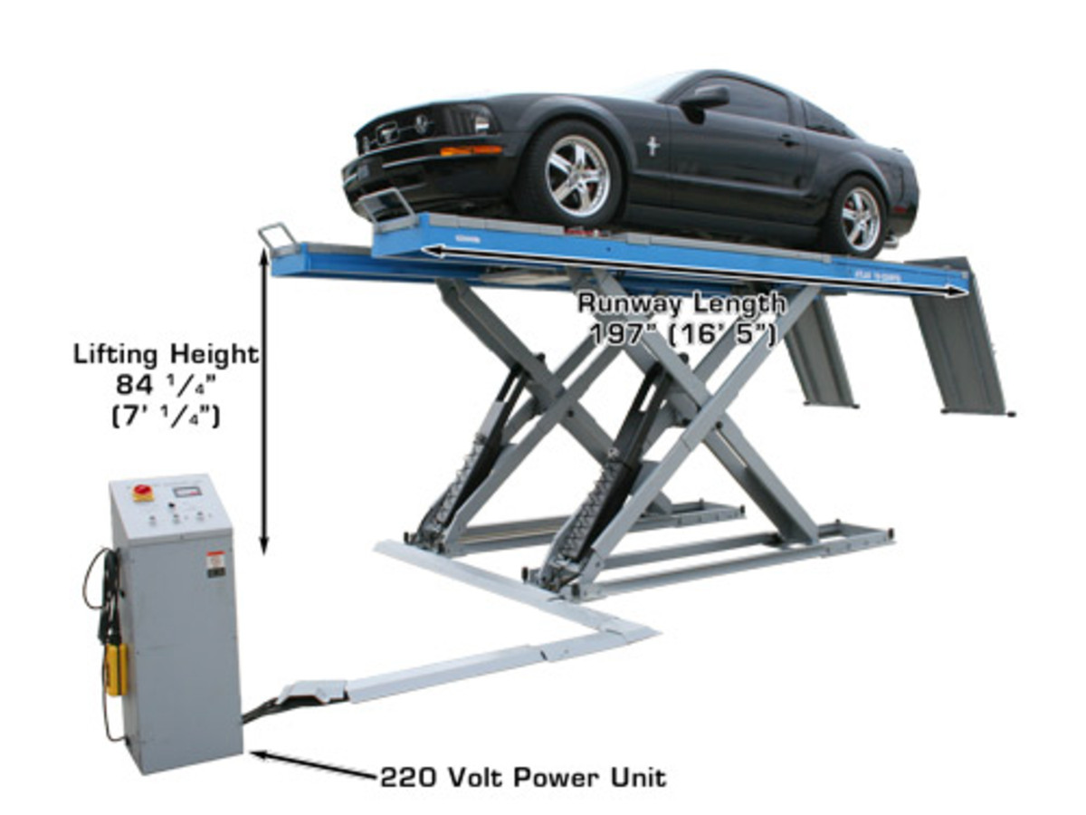 Alignment Scissor Lift  Dimensions
