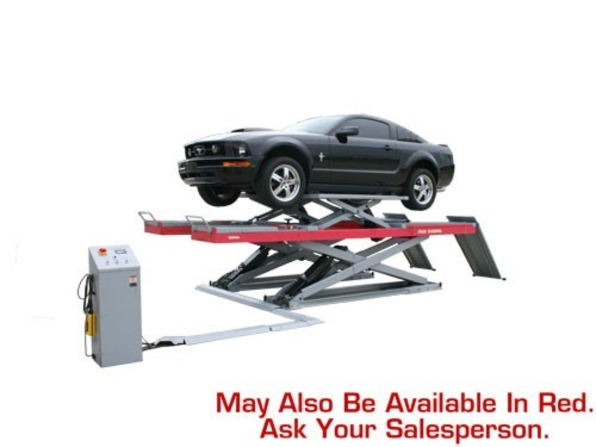 ATLAS 12AWFSL 12,000 Lbs. Capacity Alignment Scissor Lift with Wheels-Free System