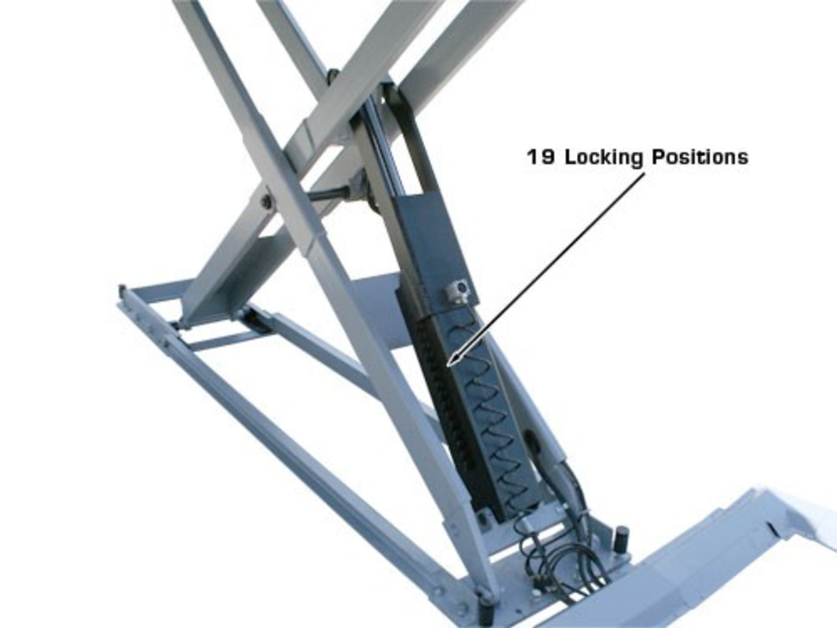 ATLAS 12AWFSL 12,000 Lbs. Capacity Alignment Scissor Lift with Wheels-Free System