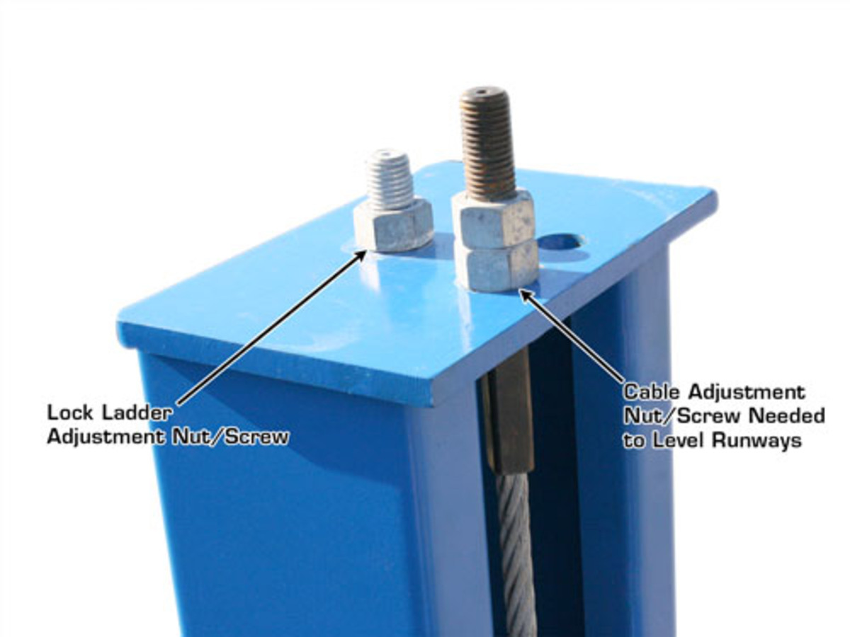 ATLAS 414 14,000 Lbs. Capacity Commercial Grade 4 Post Lift