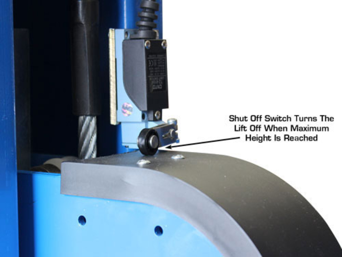 ATLAS 414 14,000 Lbs. Capacity Commercial Grade 4 Post Lift