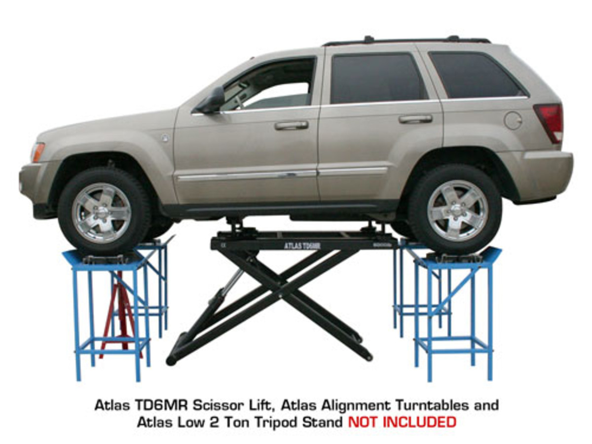 ATLAS Vehicle Wheel Stands 6,000 Lbs. Capacity