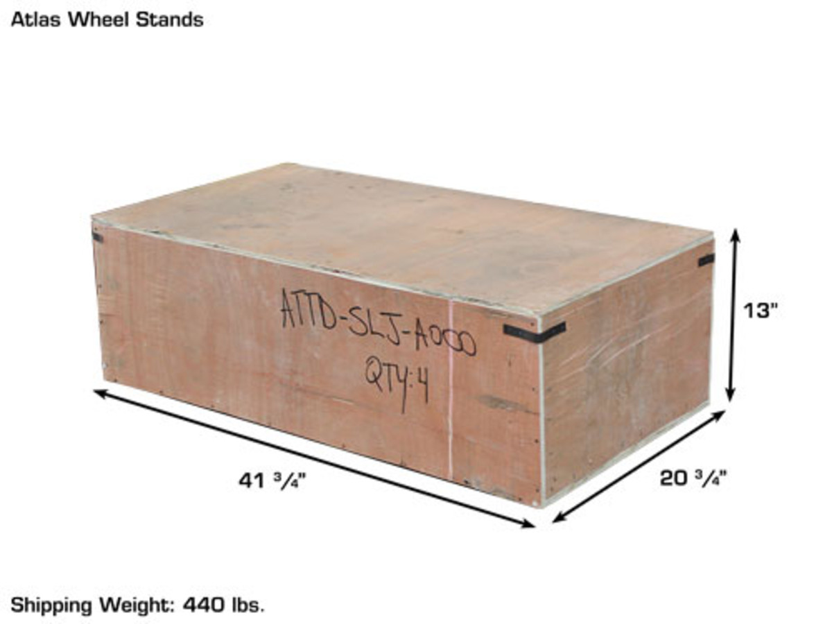 ATLAS Vehicle Wheel Stands 6,000 Lbs. Capacity