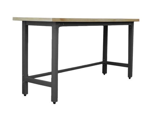 Workbench w/ Wood Top - Gray Workbench w/ Wood Top - Gray