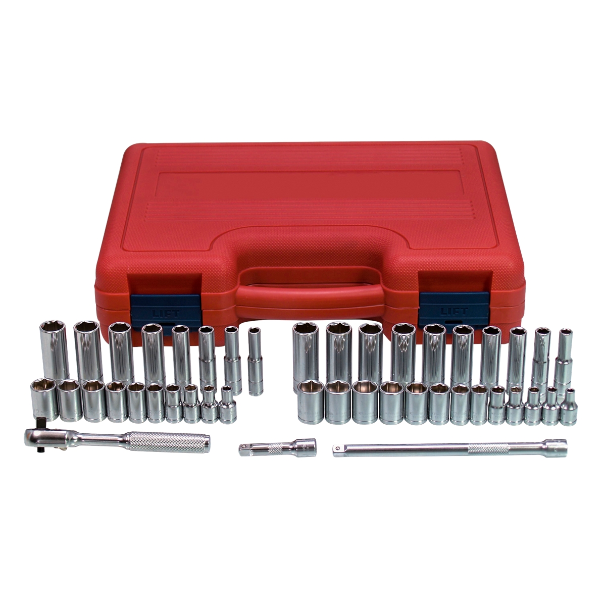 Socket Set 1/4 Drive 44 Piece ATLAS Auto Equipment