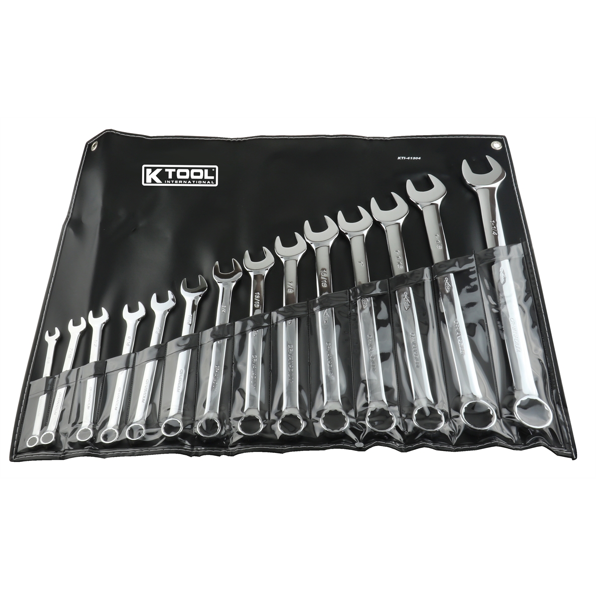 Wrench Set 14pc Hi-Polish W/Bag