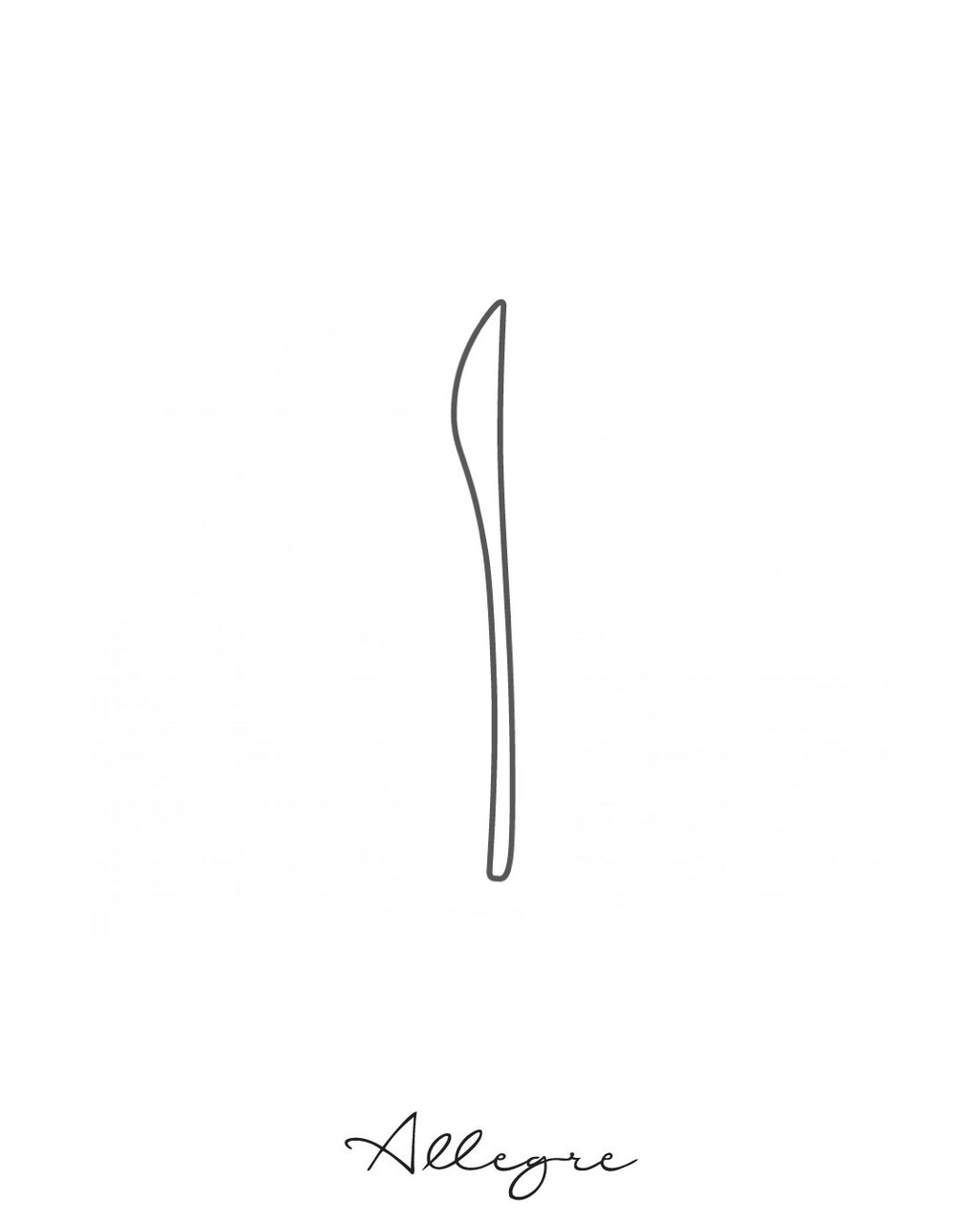 Aliya Bread Butter Knife Allegre Aliya Bread Butter Knife Allegre
