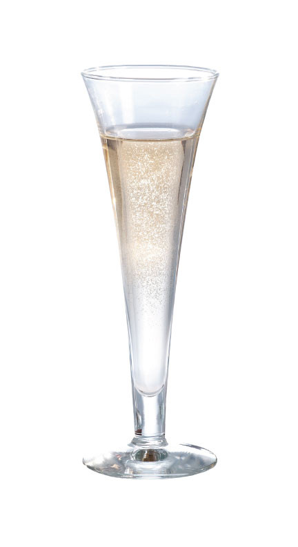 how many ml is a champagne flute